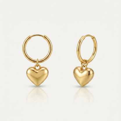 DROPPING HEART HOOP